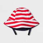 Baby Boys' Stripe Bucket Hat - Cat & Jack Red