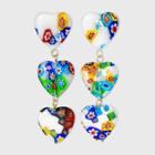 Sugarfix By Baublebar Floral Heart Drop Earrings - Blue