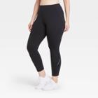 Women's Sleek High-rise Run 7/8 Leggings 25 - All In Motion Black