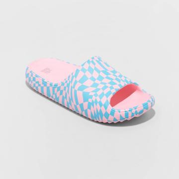 Women's Robbie Slide Sandals - Wild Fable Pink/turquoise Blue