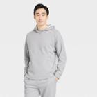 Men's Textured Knit Hoodie - All In Motion Gray