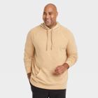 Men's Tall Standard Fit Hooded Sweatshirt - Goodfellow & Co Hickory Tan