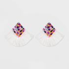 Sugarfix By Baublebar Fringe Stud Earrings With Beads, Women's,
