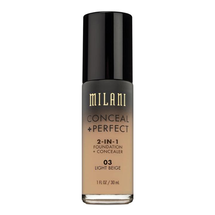 Milani Conceal + Perfect 2-in-1 Foundation 03 Light Beige