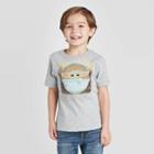 Lucasfilm Petitetoddler Boys' Baby Yoda Short Sleeve T-shirt - Gray
