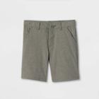 Boys' Flat Front Quick Dry Chino Shorts - Cat & Jack Heather Olive