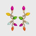 Sugarfix By Baublebar String Light Drop Earrings - Multicolored Brights