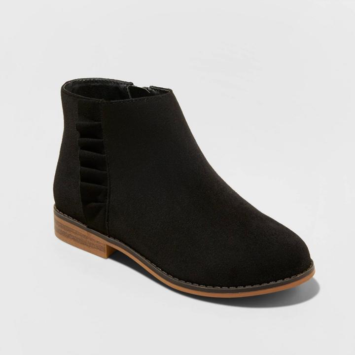 Girls' Euna Fashion Boots - Cat & Jack Black