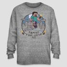 Boys' Minecraft Long Sleeve T-shirt - Charcoal Heather