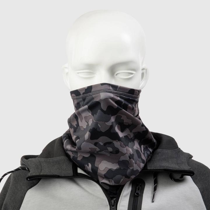 Isotoner Men's Camouflage Gaiter Scarves - Black