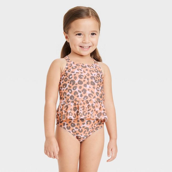 Toddler Girls' 2pc Tankini Set - Cat & Jack
