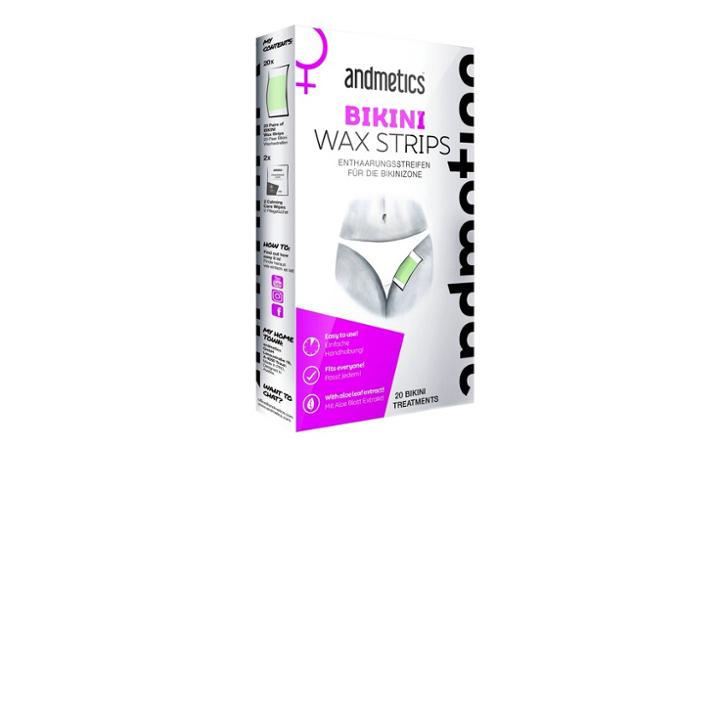 Andmetics Bikini Wax Strips For Women