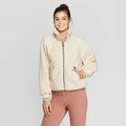 Women's Sherpa Full Zip Jacket - Joylab Linen