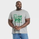 Men's Big & Tall Short Sleeve Graphic T-shirt - Goodfellow & Co Gravel Gray