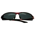 Breed Men's Lynx Polarized Sunglasses With Aluminum Frame And Arms - Red/black, Blood Red
