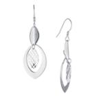 Target Sterling Silver Diamond Cut Drop Earrings - Silver, Women's