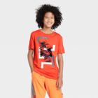 Petiteboys' Short Sleeve Football Player Graphic T-shirt - All In Motion Orange