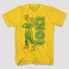Men's Marvel Loki Short Sleeve Graphic T-shirt - Gold