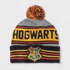Warner Bros. Men's Harry Potter Pom Cuffed Beanie - Black