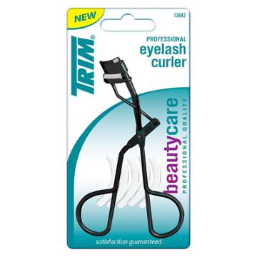 Trim Professional Eyelash Curler With 6 Replacement Pads, Black