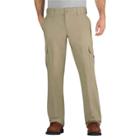 Dickies Men's Regular Straight Fit Flex Twill Cargo Pants- Desert 38x30, Desert