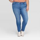 Women's Plus Size Mid-rise Jeggings - Universal Thread Medium Blue