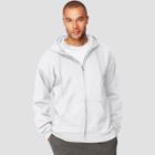 Hanes Men's Ultimate Cotton Full Zip Hooded Sweatshirt - White