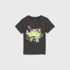 Toddler Boys' Toy Story Halloween Pumpkin Short Sleeve Graphic T-shirt - Black