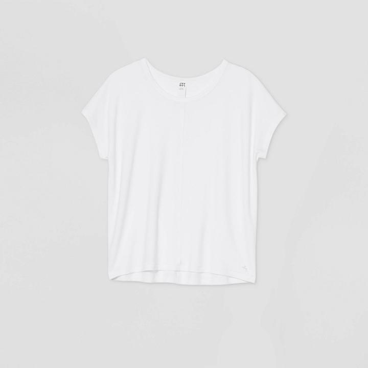 Women's Cozy Short Sleeve Top - Joylab White