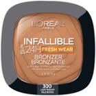 L'oreal Paris Infallible Up To 24hr Fresh Wear Soft Matte Bronzer - 300 Light Medium
