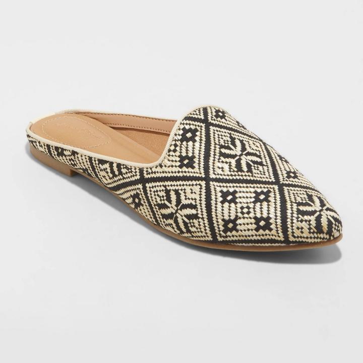 Women's Violet Mules - Universal Thread Black