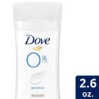 Dove Beauty 0% Aluminum Sensitive Skin Deodorant