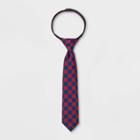 Cat & Jack Boys' Checkered Tie - Cat And Jack Red