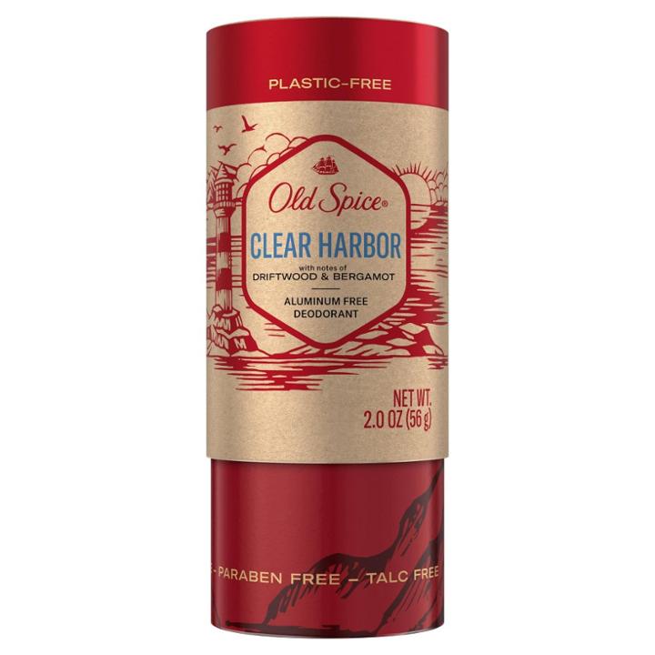 Old Spice Sustainable Packaging Men's Deodorant Clear Harbor