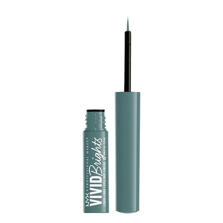 Nyx Professional Makeup Vivid Matte Liquid Eyeliner - Cyan Simp