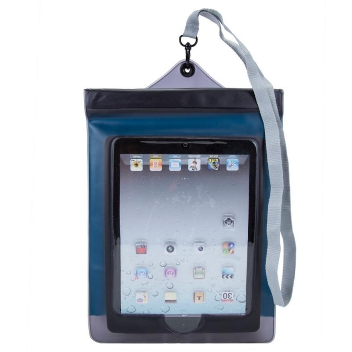 Travelon Waterproof Tablet Case, Blue/brown