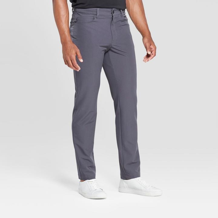 Mpg Sport Men's Slim Fit Stretch Woven Pants - Asphalt
