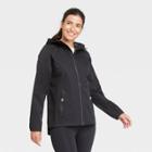Women's Waterproof Rain Jacket - All In Motion Black