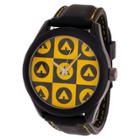 Men's Airwalk Analog Watch - Black, Yellow