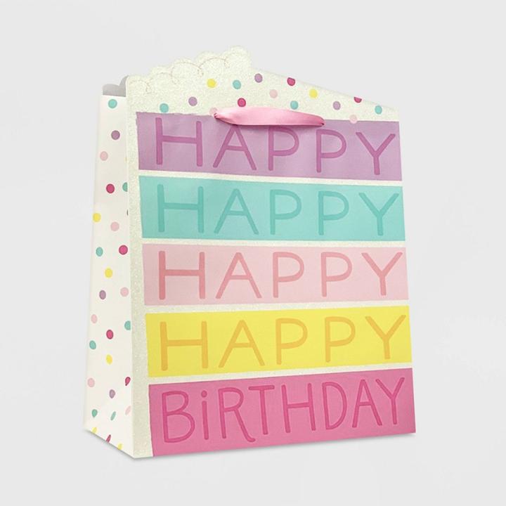 Spritz Large Cake Piece Cub Gift Bag -