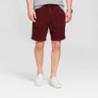 Men's 11 Standard Fit Sensory Friendly Lounge Shorts - Goodfellow & Co Pomegranate Mystery S, Size: Small, Red
