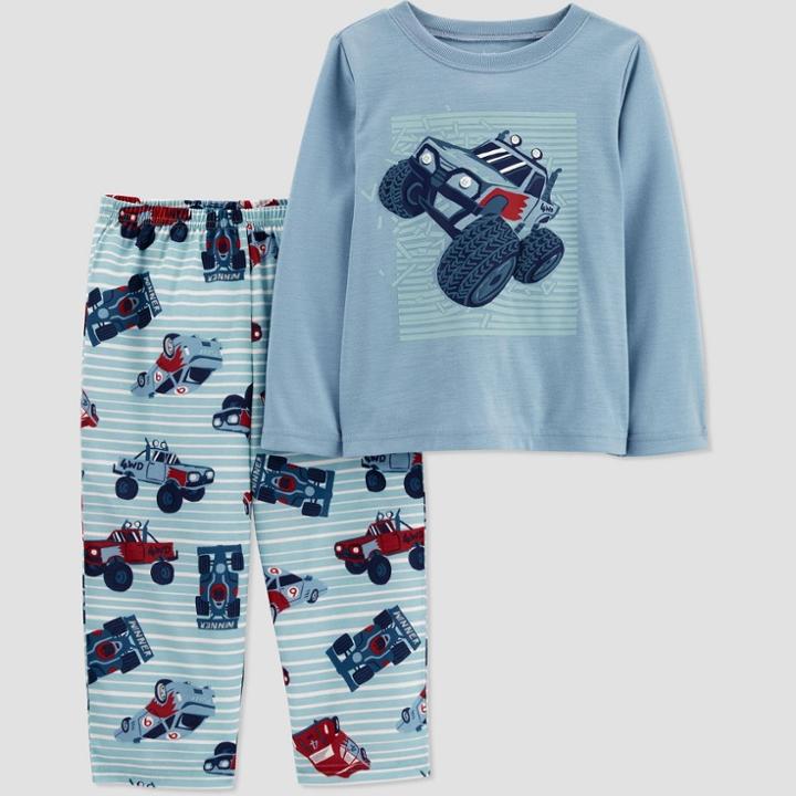 Carter's Just One You Toddler Boys' 2pc Monster Truck Pajama