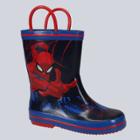 Toddler Boys' Marvel Spider-man Pull-on Rain Boots - Blue