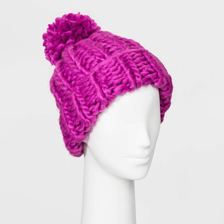 Women's Beanie Hats - Wild Fable Purple One Size, Women's