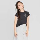 Target Girls' Lettuce Edge T-shirt - Art Class Gray