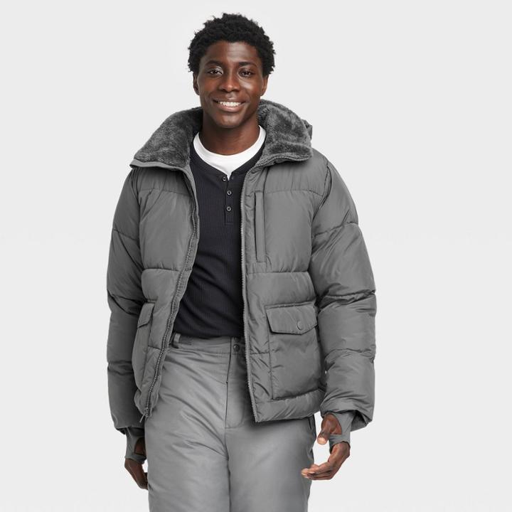 All In Motion Men's Heavy Puffer Jacket - All In