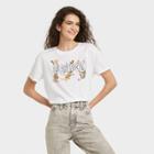 Women's Disney Aristocats Short Sleeve Graphic T-shirt - White