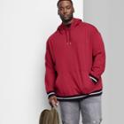 Adult Extended Size Fleece Hoodie - Original Use Red