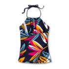 Women's Post-mastectomy High Neck Tankini Top Modern Maven - Kona Sol Multi Xs, Women's,