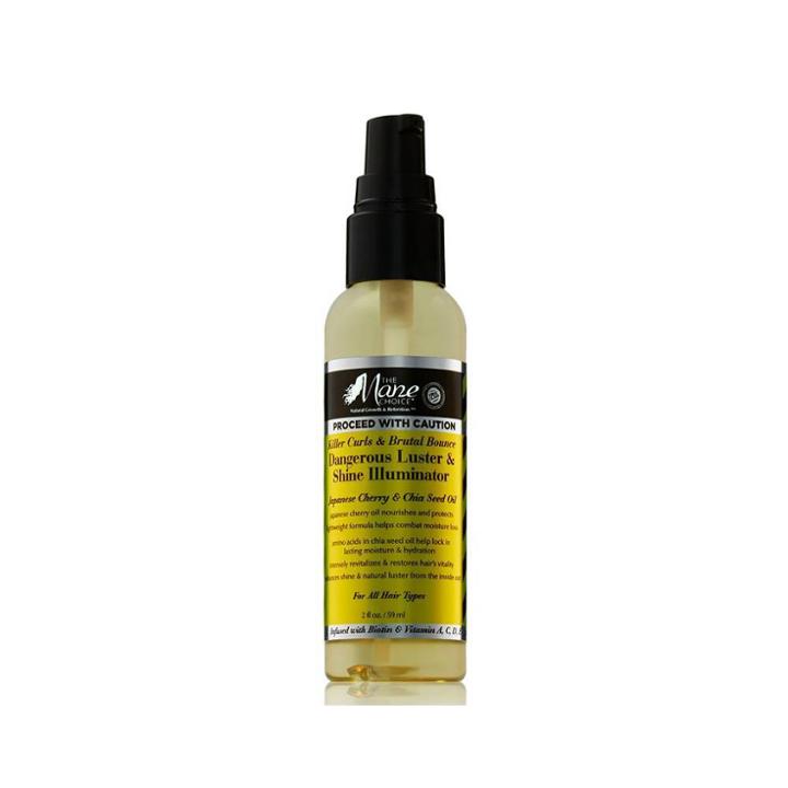 The Mane Choice Proceed With Caution Killer Curls & Brutal Bounce Curl Oil - 2 Fl Oz, Adult Unisex